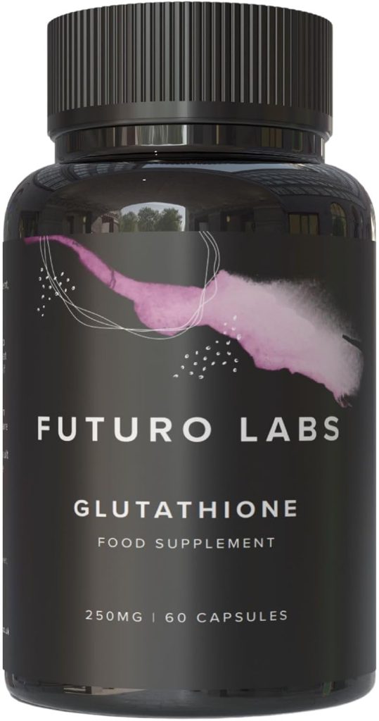 A bottle of Futuro Labs Glutathione Capsules