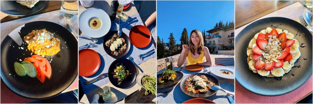 Euphoria Retreat in Greece - the delicious food