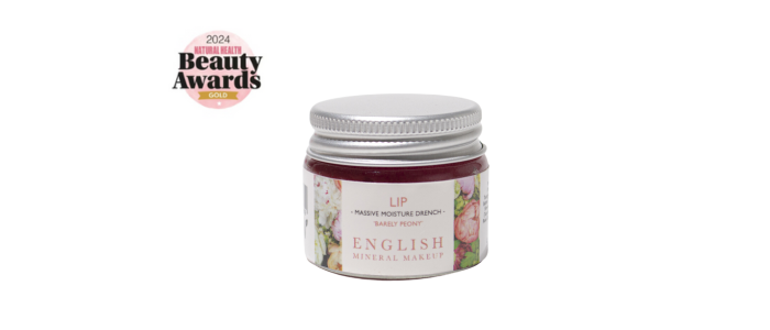 One of our best natural lip balms: English Mineral Make Up Massive Moisture Drench 